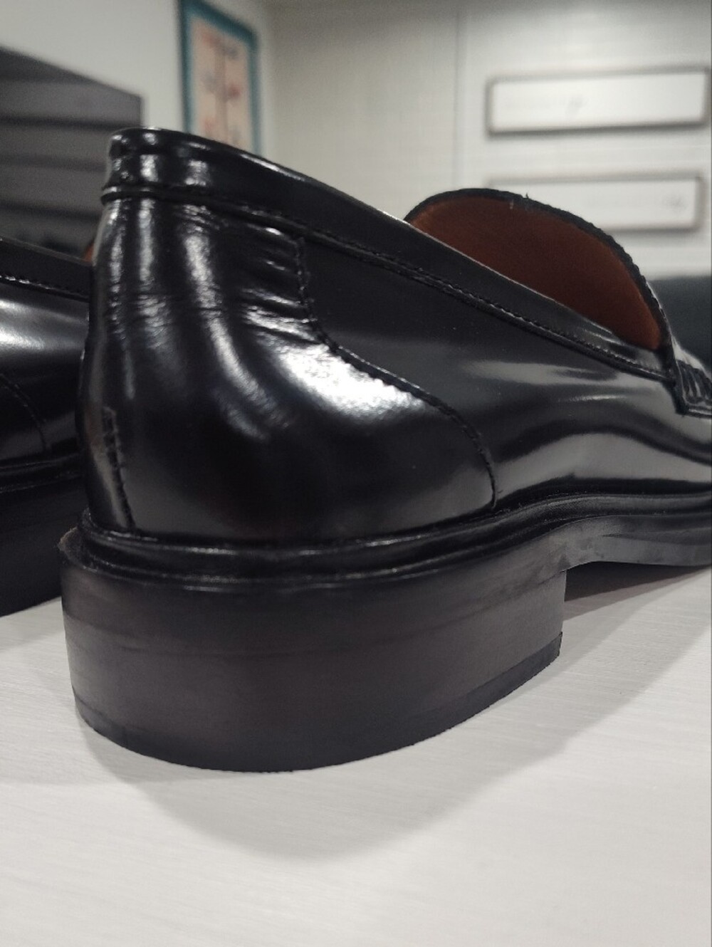 Madewell Vernon Loafer In Classic Black Size 10 - Picture 5 of 14